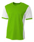 A4 Premier Soccer Jersey (N3017), Color 'Lime / White'